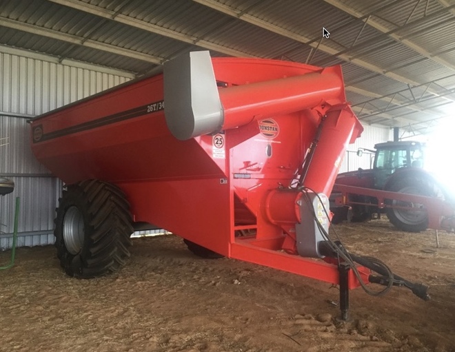 2015 26/mt Single Axle Dunstan Chaser Bin Farm Tender